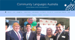 Desktop Screenshot of communitylanguagesaustralia.org.au